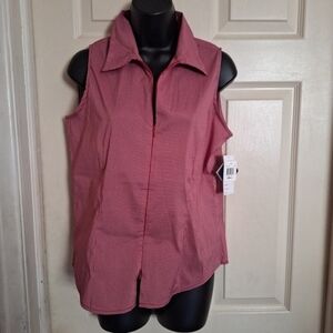 DCC Missy gingham print small blouse